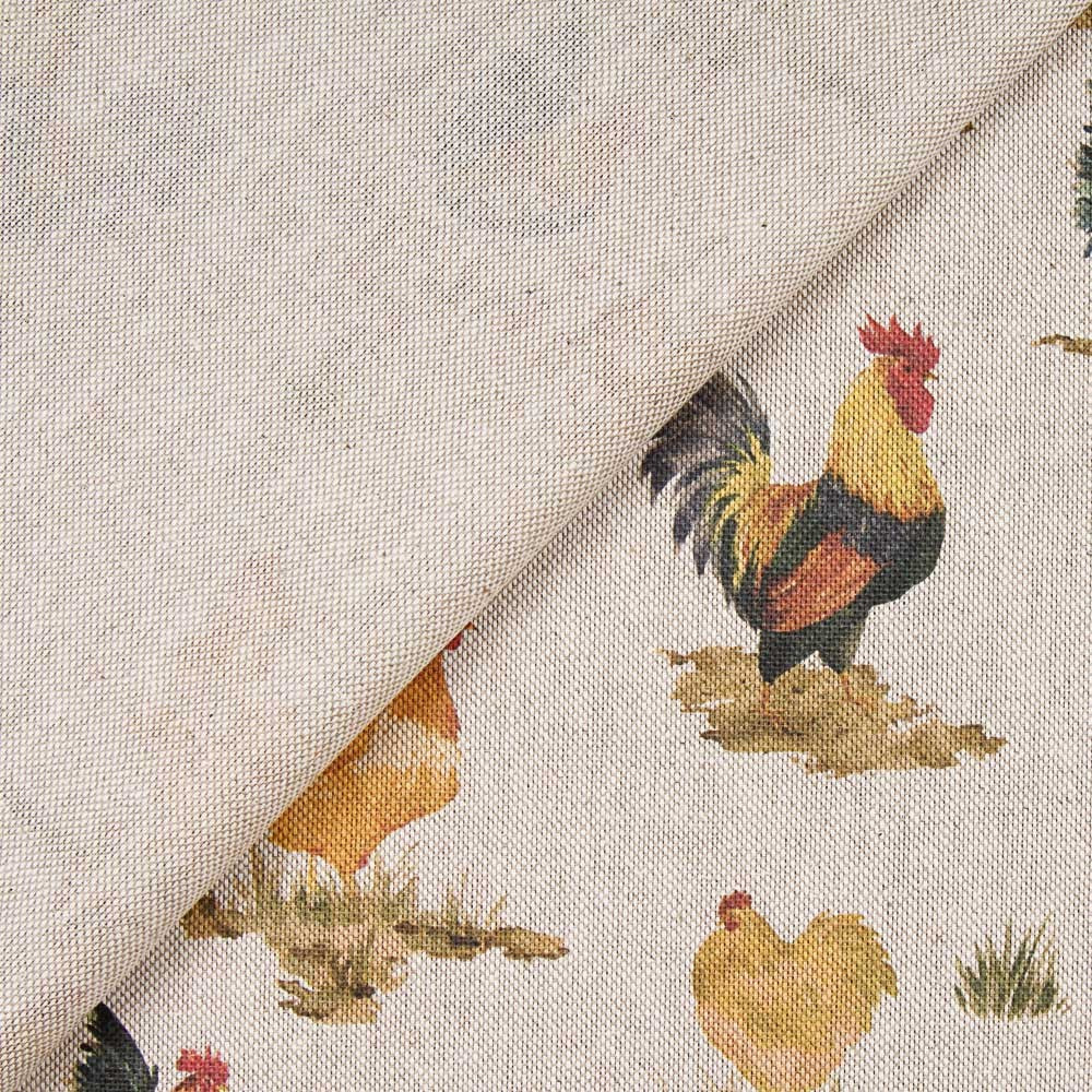 Toile Rustique Poules - Ribes y Casals