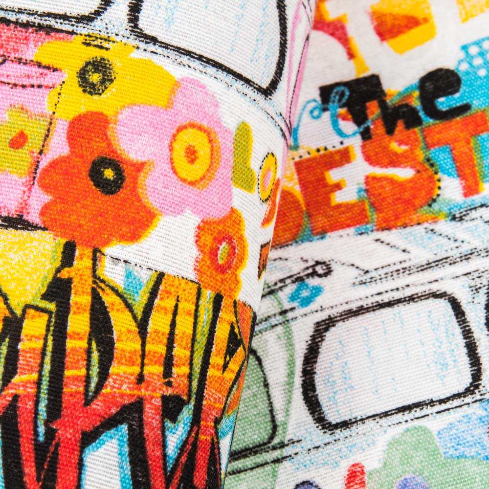 Toile Hippy Multicolore - Ribes y Casals