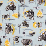 Toile Harley Davidson Bleu - Ribes y Casals