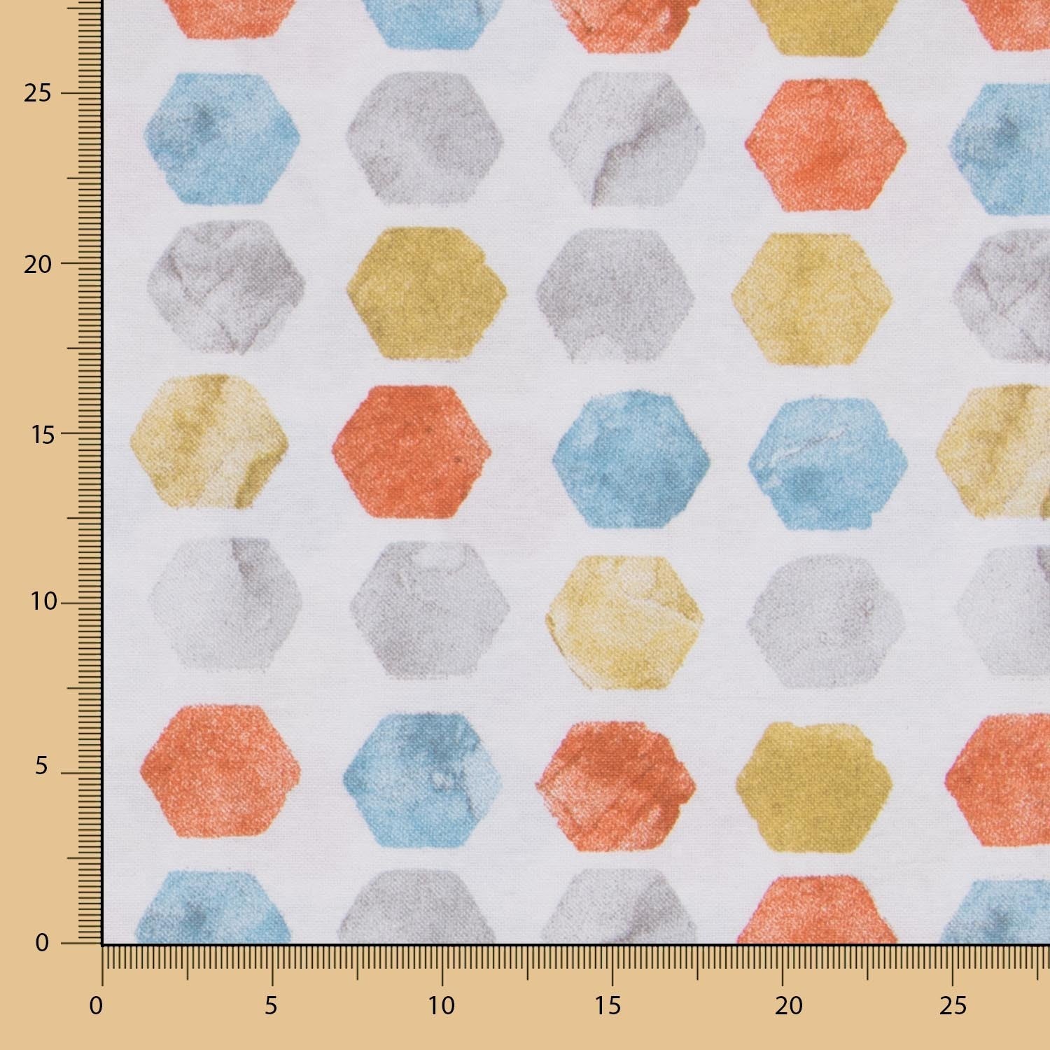 Toile Multicolore Hexagonale - Ribes y Casals