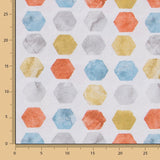 Toile Multicolore Hexagonale - Ribes y Casals