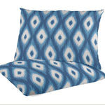 Toile Ikat Losange Bleu - Ribes y Casals