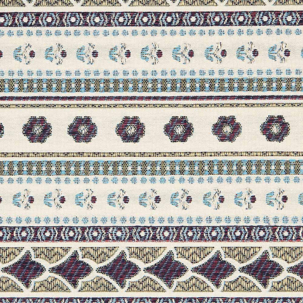 Toile jacquard Bleu Bayadère - Ribes y Casals