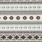 Toile jacquard Bleu Bayadère - Ribes y Casals