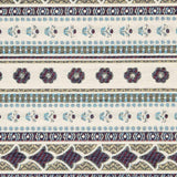 Toile jacquard Bleu Bayadère - Ribes y Casals