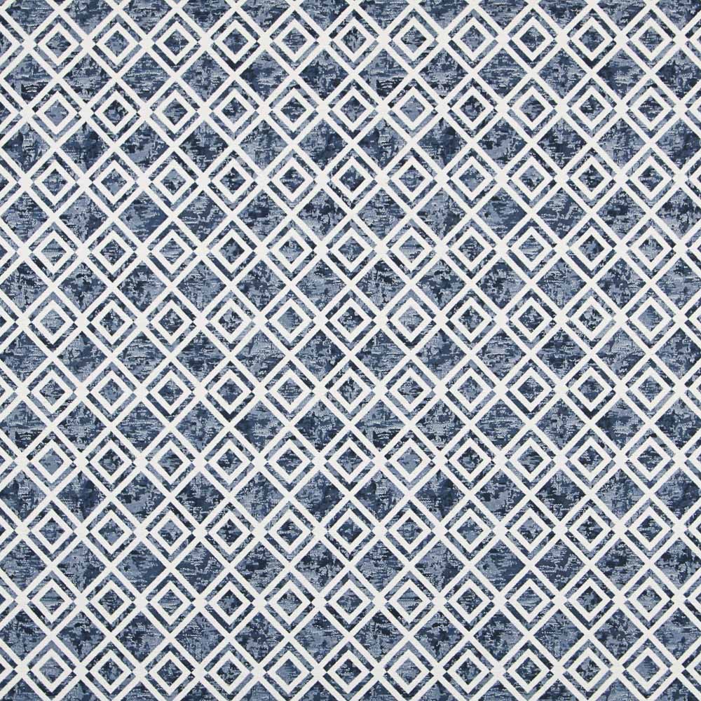 Toile Jacquard Bleu Géométrique - Ribes y Casals