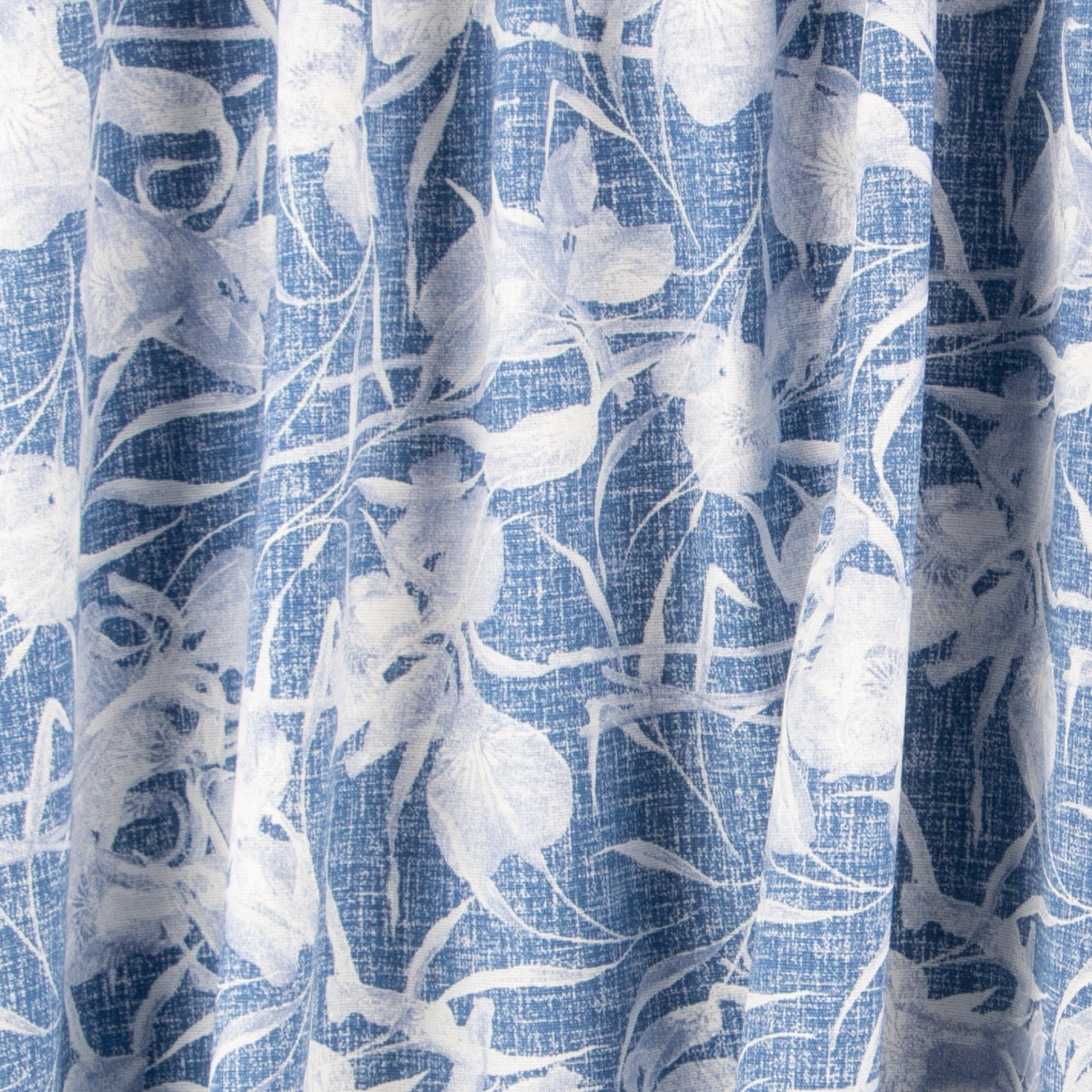 Toile Fleurs de Coton Bleu - Ribes y Casals