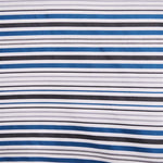 Toile Rayures Noir et Bleu - Ribes y Casals