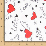 Toile Love Blanc - Ribes y Casals