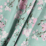 Toile Magnolias Vert Menthe - Ribes y Casals