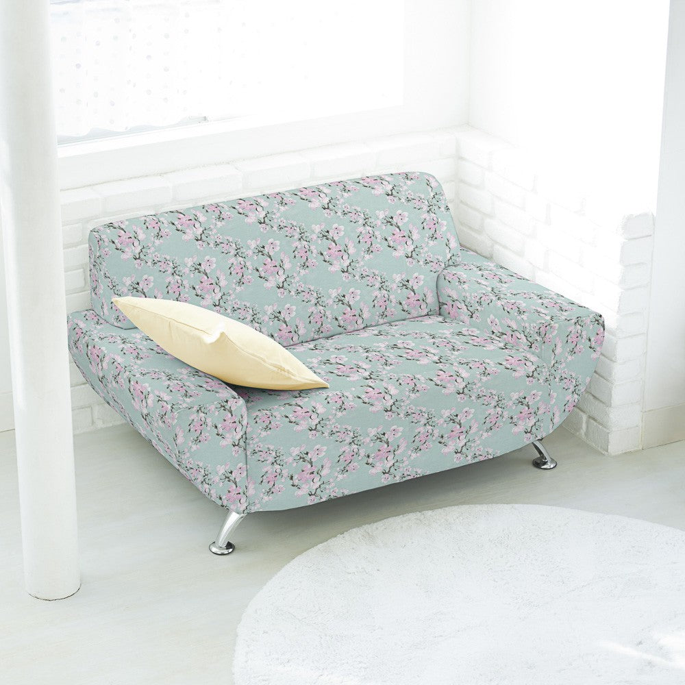 Toile Magnolias Vert Menthe - Ribes y Casals