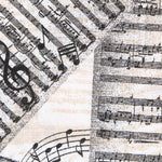 Toile Musique Beige Vigoré - Ribes y Casals