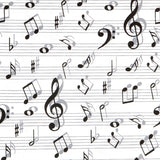 Toile Musical Blanc - Ribes y Casals