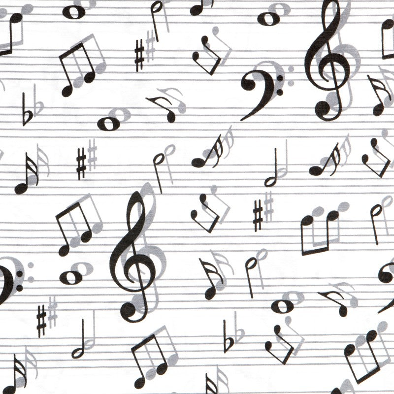 Toile Musical Blanc - Ribes y Casals