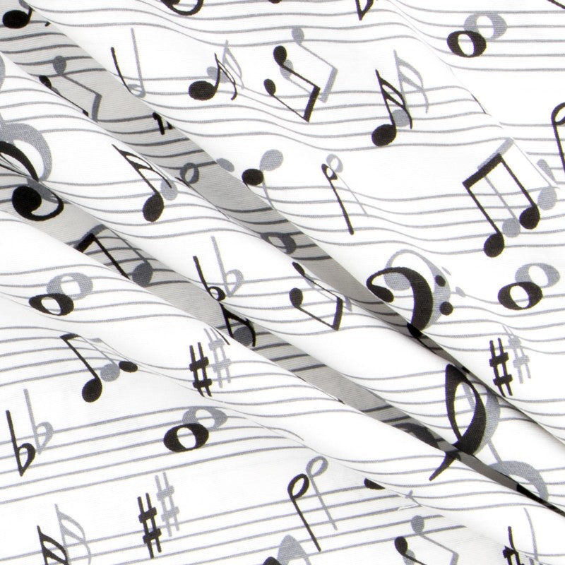 Toile Musical Blanc - Ribes y Casals