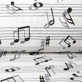 Toile Musical Blanc - Ribes y Casals