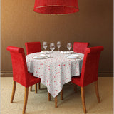 Toile Noël Étoiles Rouge Argent - Ribes y Casals