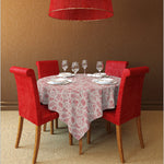 Toile Noël Floral Rouge - Ribes y Casals