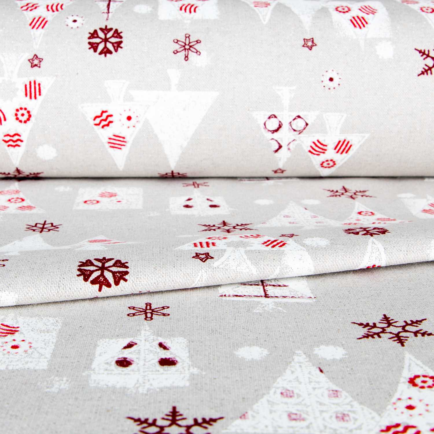 Toile Noël Forêt Beige - Ribes y Casals