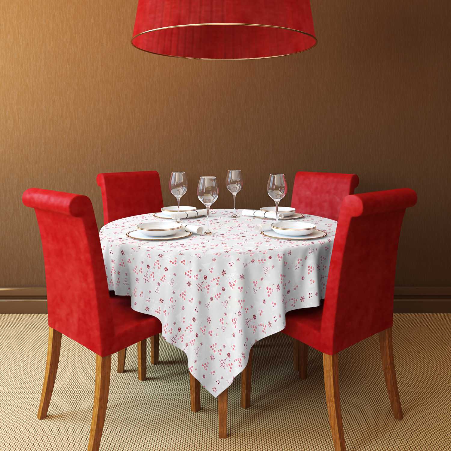 Toile Noël Forêt Beige - Ribes y Casals