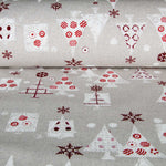 Toile Noël Forêt Beige - Ribes y Casals