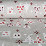 Toile Noël Forêt Beige - Ribes y Casals