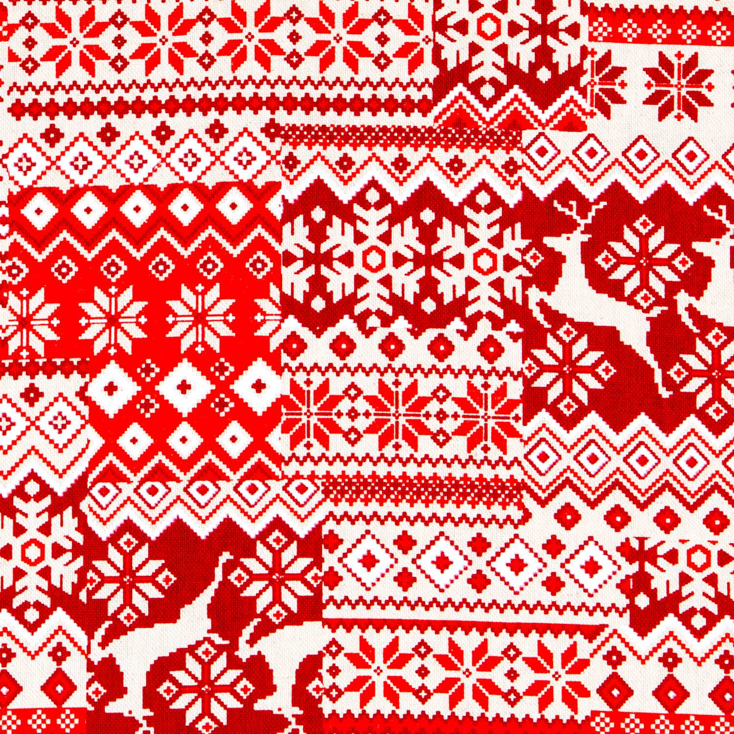 Toile Noël Laponia Rouge - Ribes y Casals