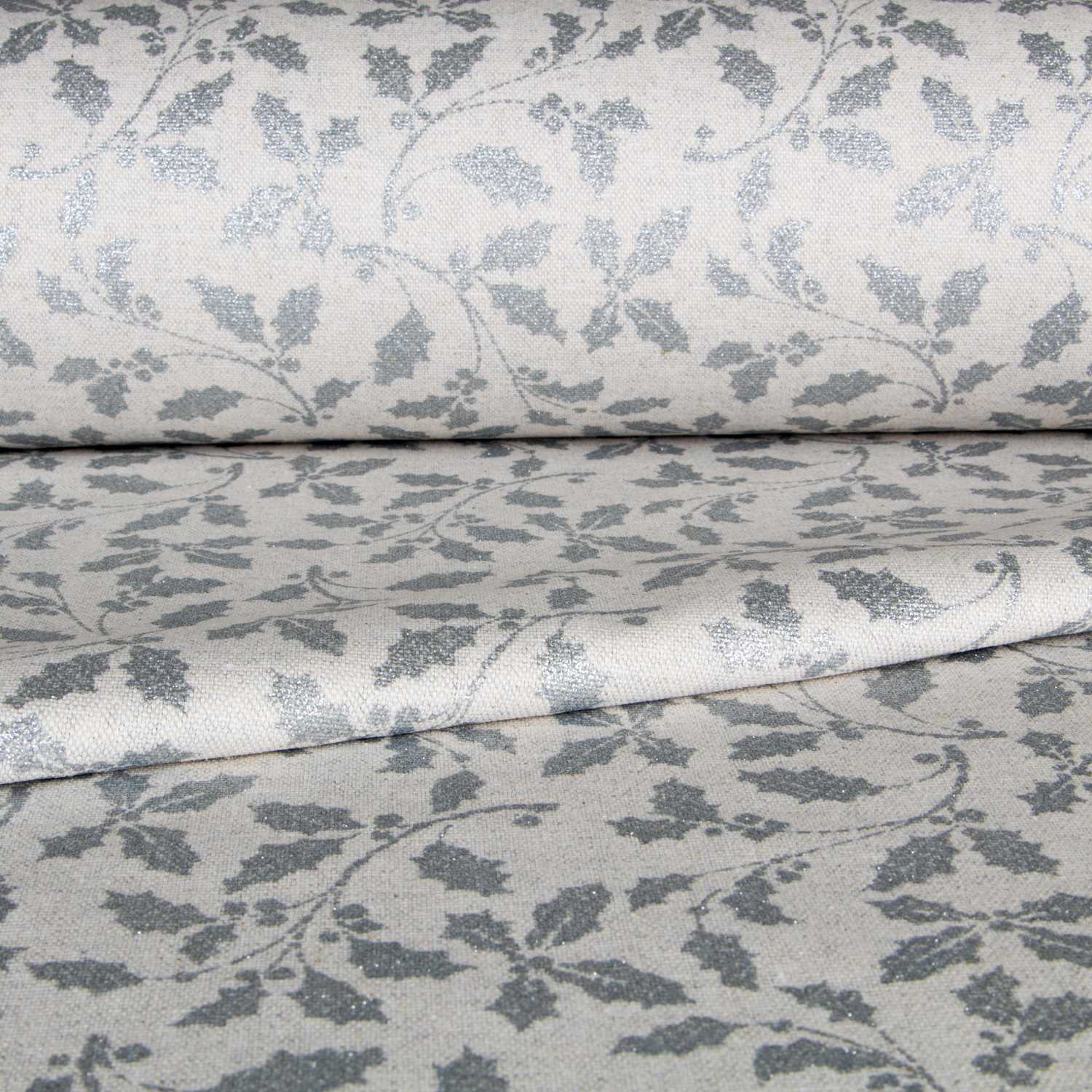 Toile Noël Gui Argenté - Ribes y Casals