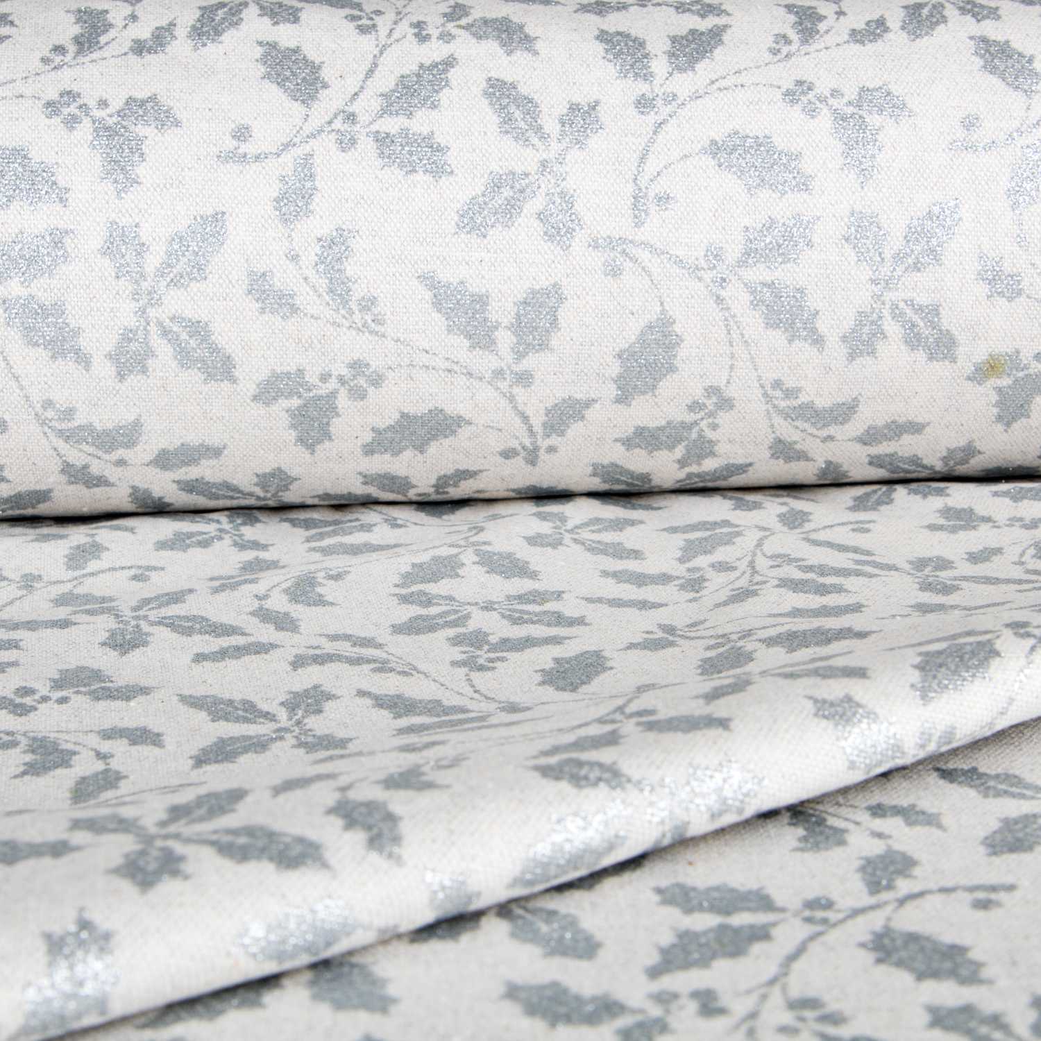 Toile Noël Gui Argenté - Ribes y Casals