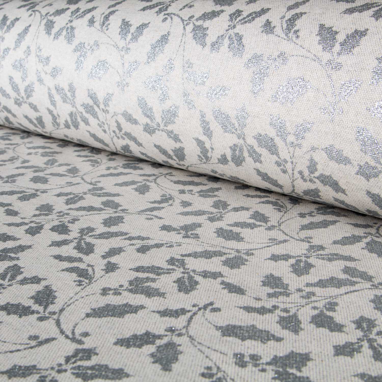 Toile Noël Gui Argenté - Ribes y Casals