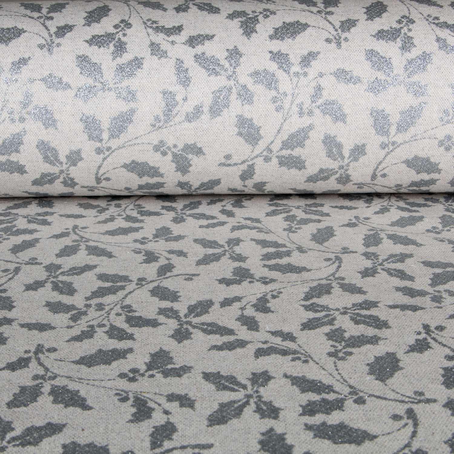 Toile Noël Gui Argenté - Ribes y Casals