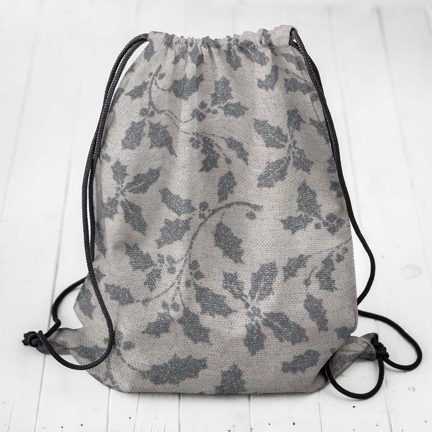 Toile Noël Gui Argenté - Ribes y Casals