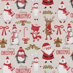 Toile Noël Ours Polaire Blanco - Ribes y Casals
