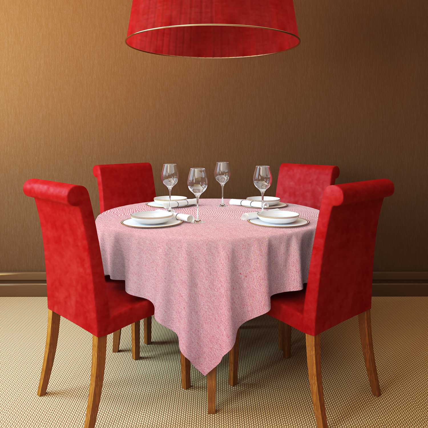 Toile Noël Paillettes Rouge - Ribes y Casals