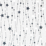Toile Noël Étoiles Noir Argent - Ribes y Casals