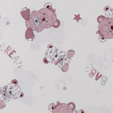 Toile Oursons Rose - Ribes y Casals