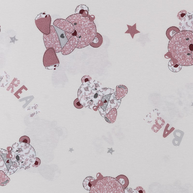 Toile Oursons Rose - Ribes y Casals