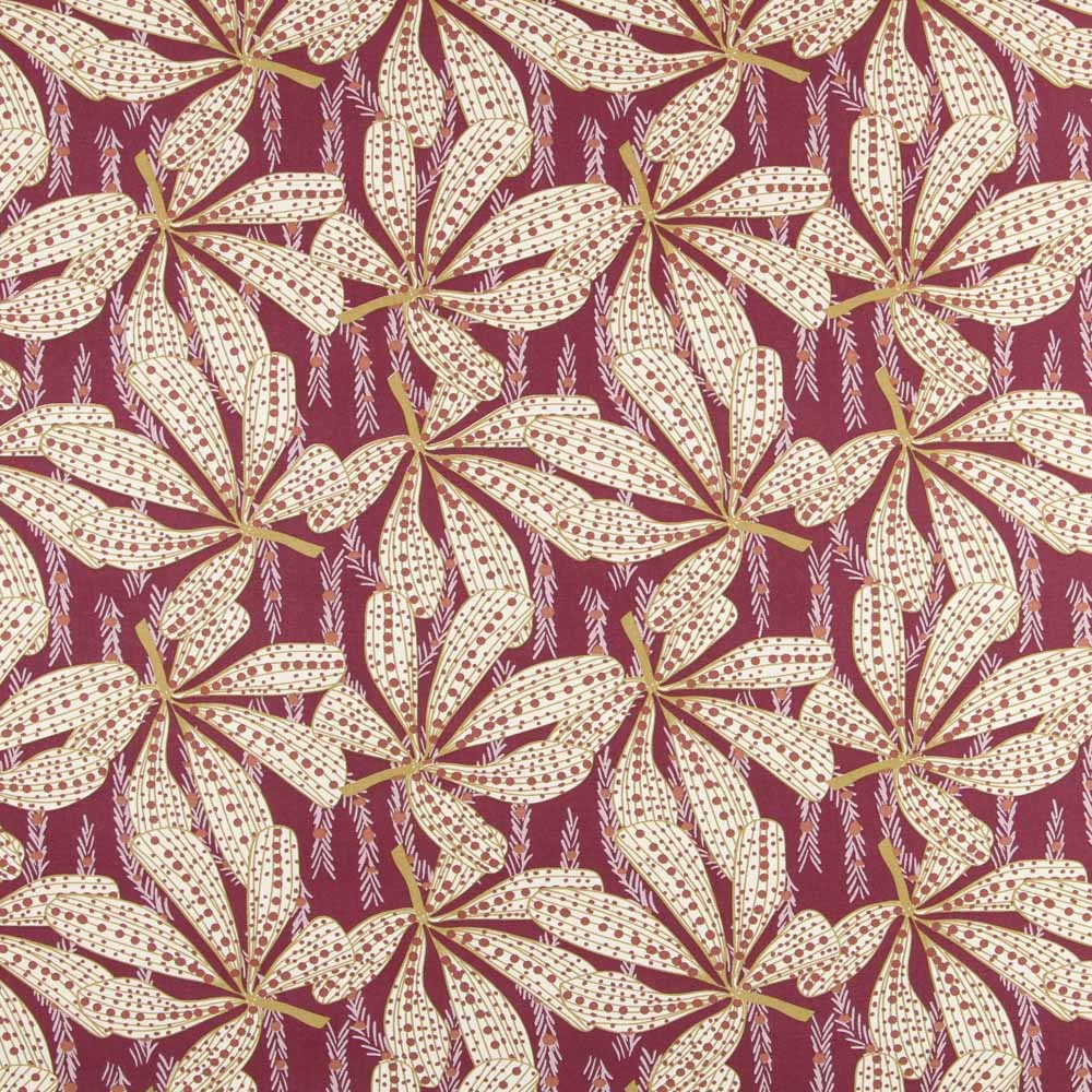 Toile Palmiers Grenat - Ribes y Casals