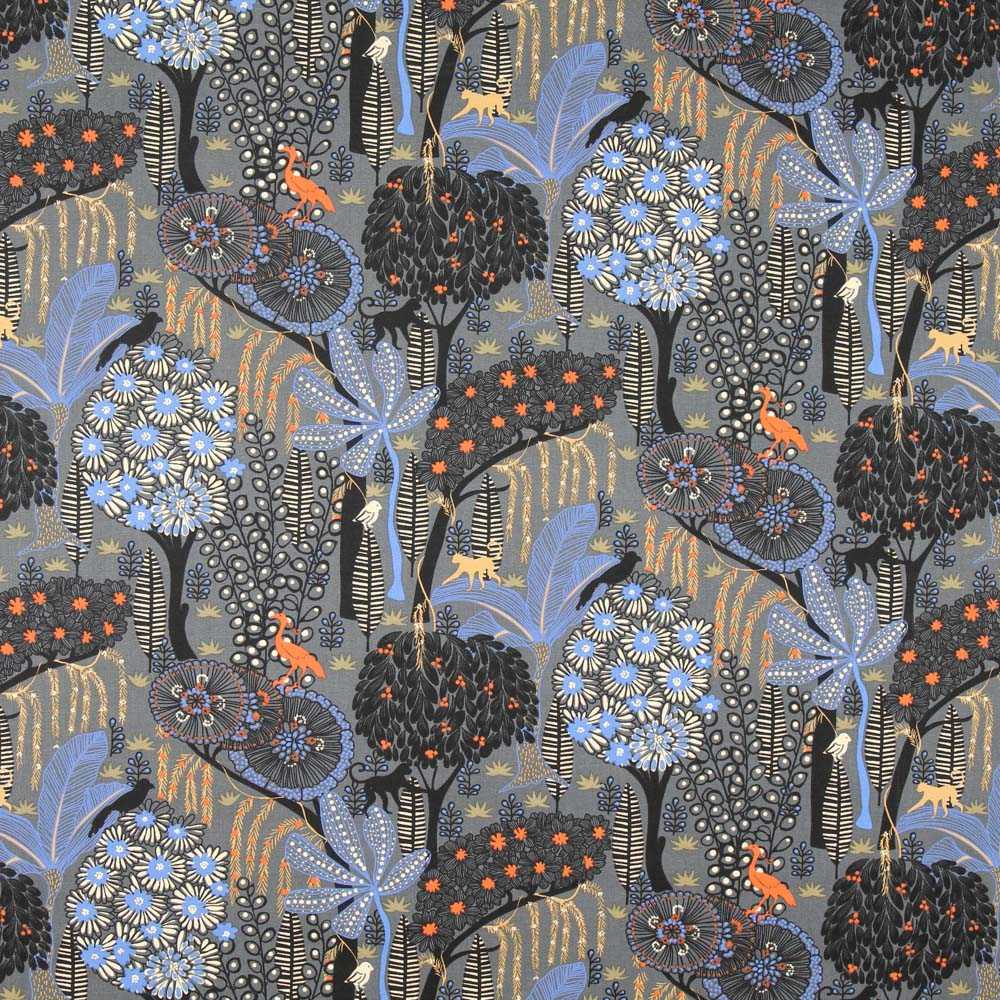 Toile Panama Afrique Gris - Ribes y Casals