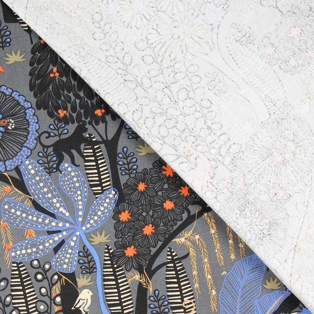 Toile Panama Afrique Gris - Ribes y Casals