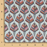 Toile Panama Vert d&#39;Eau ethnique - Ribes y Casals