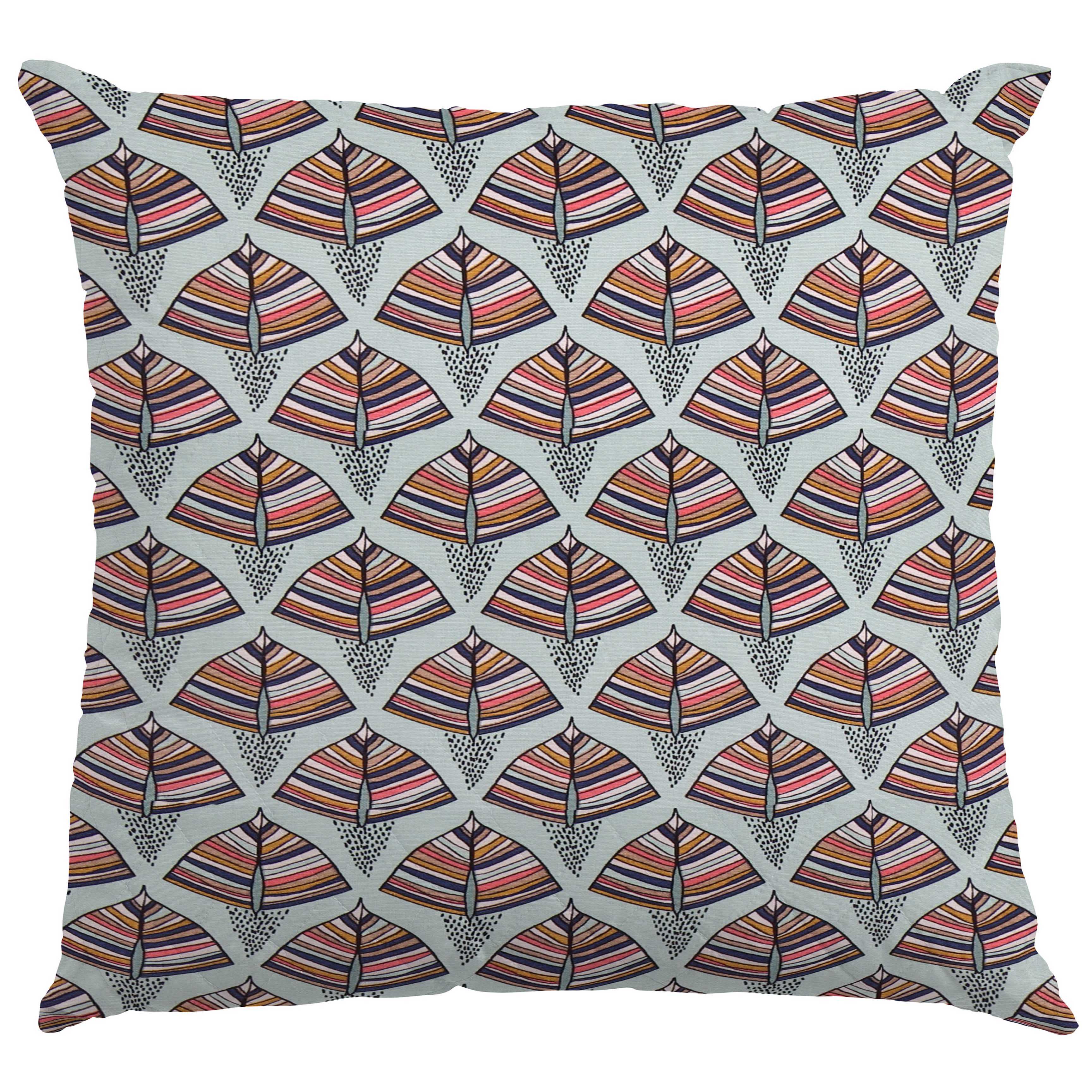 Toile Panama Vert d&#39;Eau ethnique - Ribes y Casals