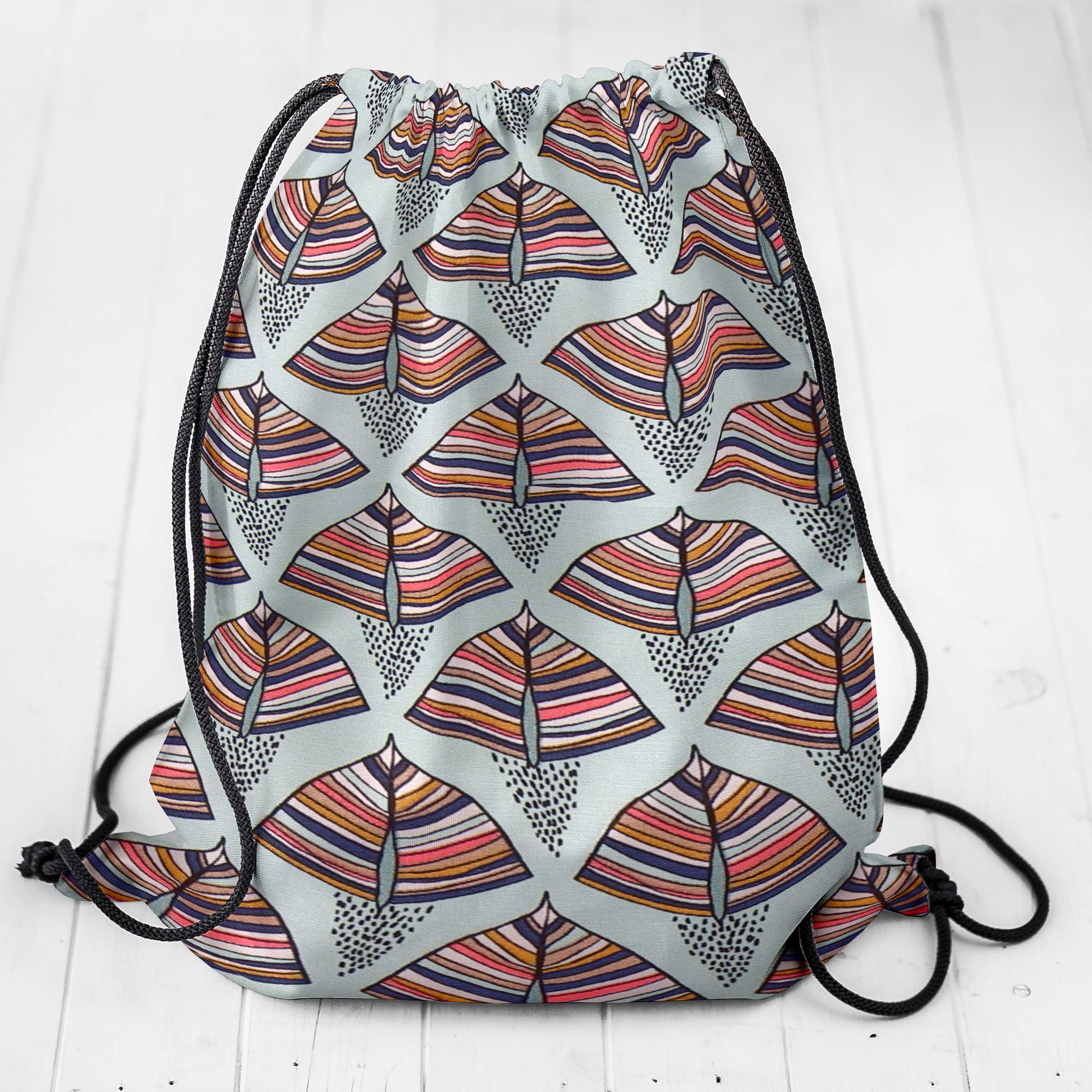 Toile Panama Vert d&#39;Eau ethnique - Ribes y Casals