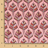 Toile Panama Ethnique Corail - Ribes y Casals