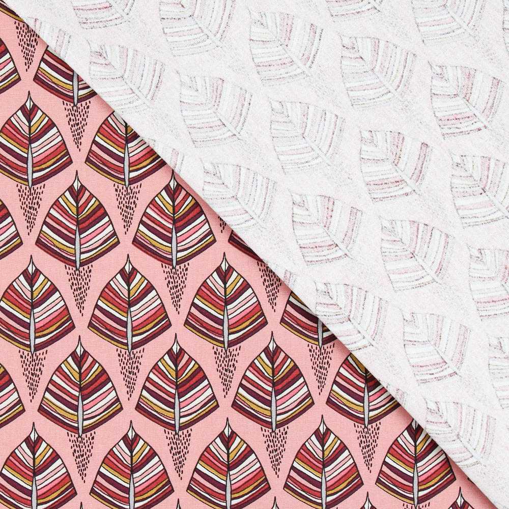 Toile Panama Ethnique Corail - Ribes y Casals