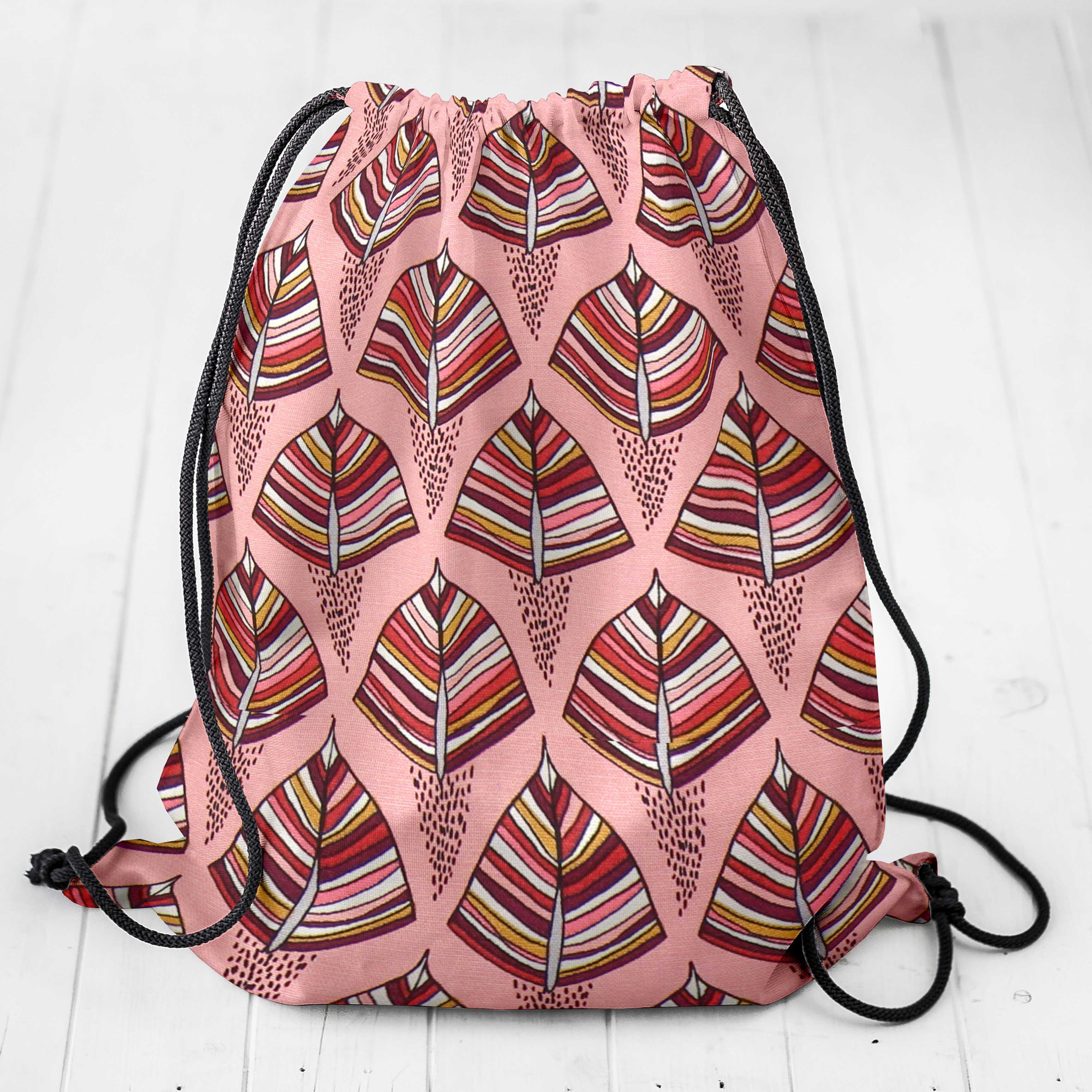 Toile Panama Ethnique Corail - Ribes y Casals