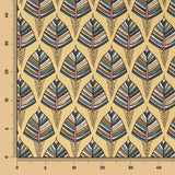 Toile Panama Ethnique Pistache - Ribes y Casals