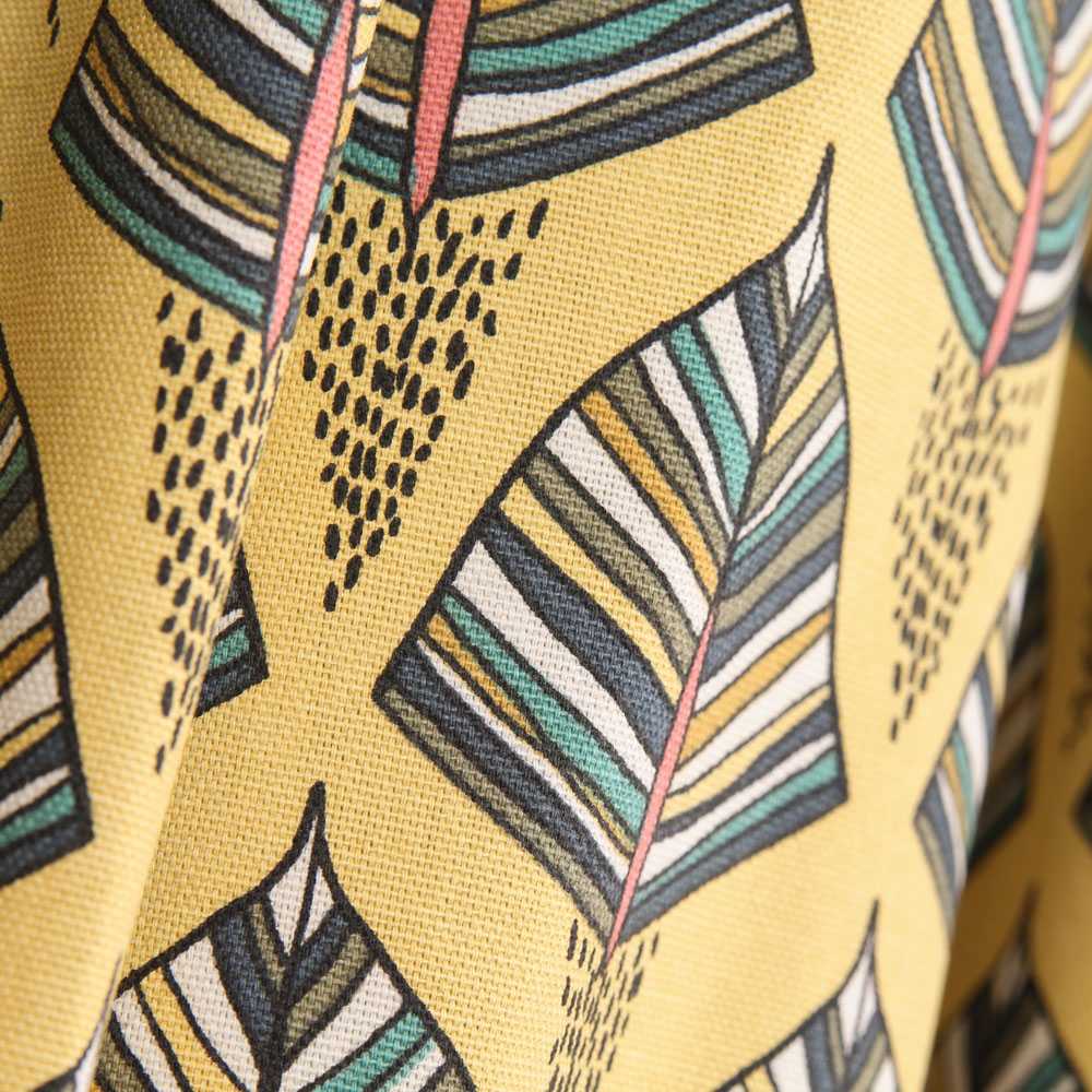 Toile Panama Ethnique Pistache - Ribes y Casals