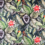 Toile Panama Faune vert - Ribes y Casals