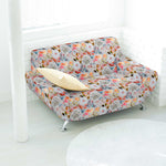 Toile Panama Floral Gris - Ribes y Casals